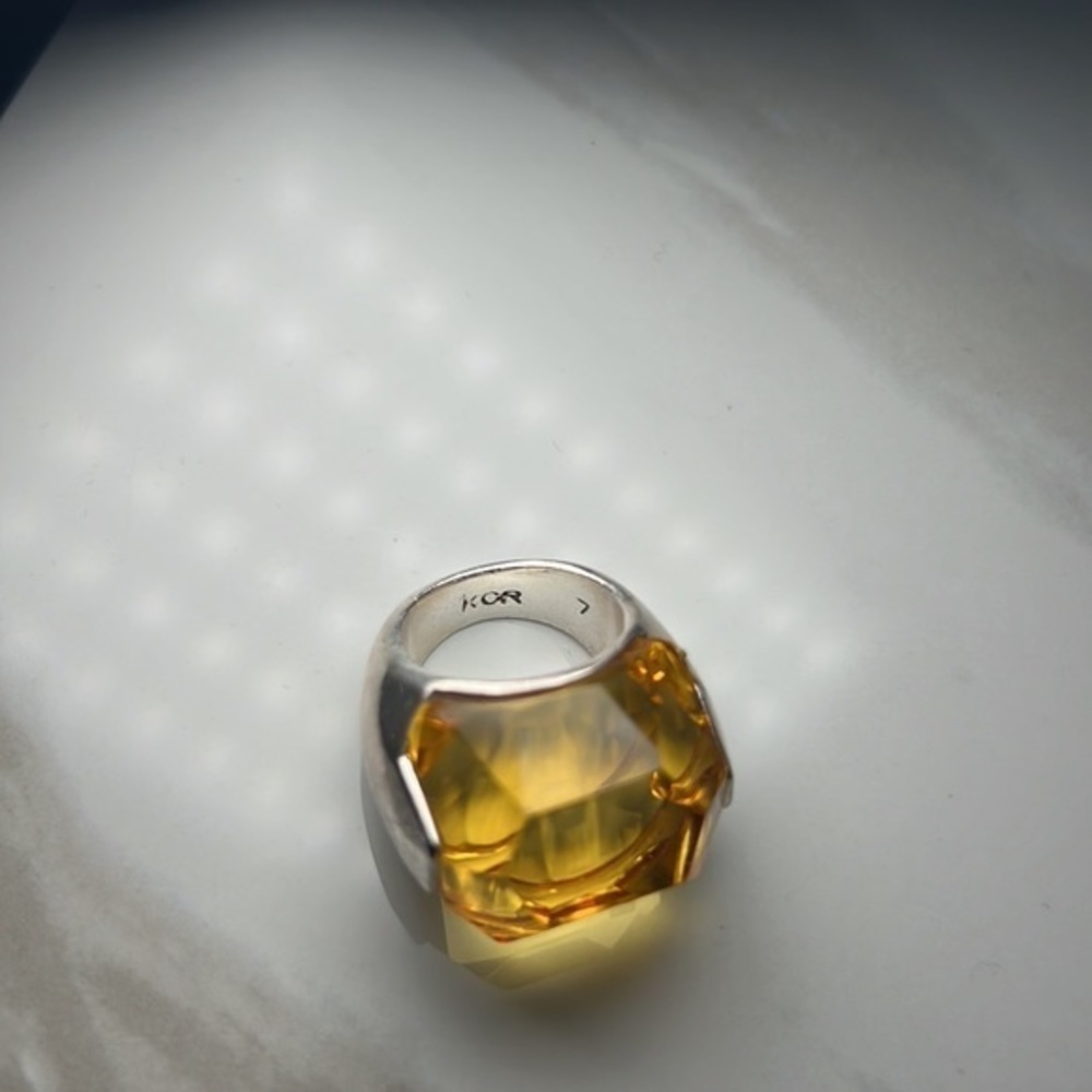 Kenneth Cole Reaction Yellow Ring - Picture 4 of 8